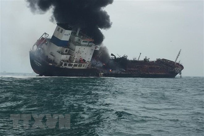One dead, two missing in Vietnamese oil tanker fire off Hong Kong