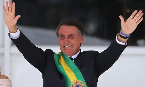Jair Bolsonaro takes office as Brazil’s President