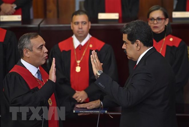 Venezuela’s Nicolas Maduro sworn in for 2nd term as President