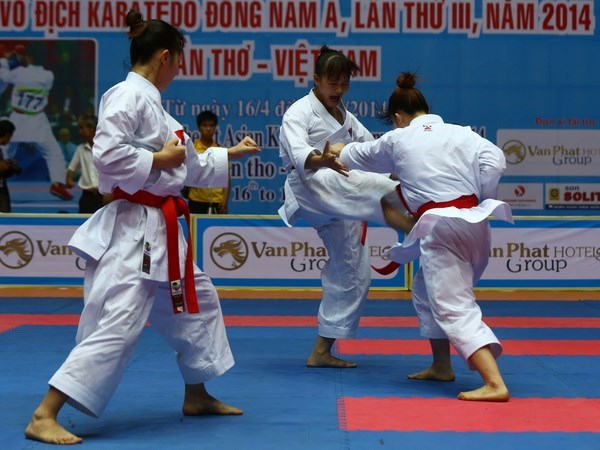 Seventh Southeast Asia karate champs opens in Bac Ninh