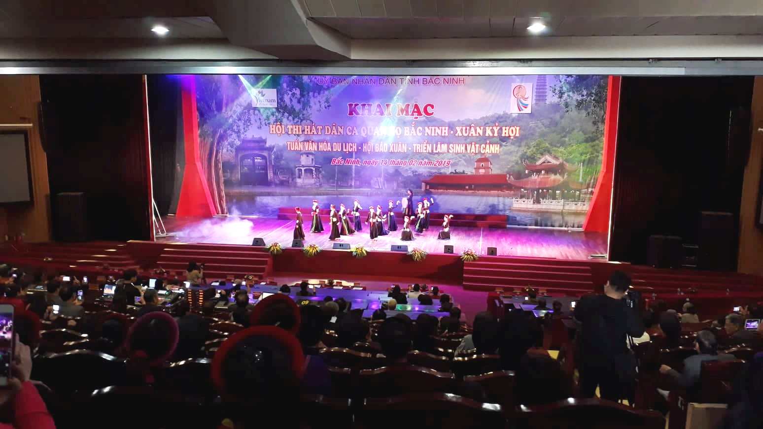 Diverse activities related to Quan ho folk singing on going