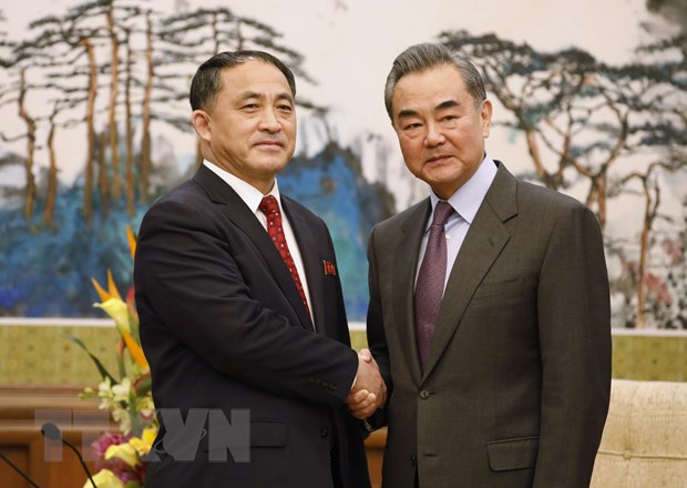 DPRK’s Vice FM Ri Kil-song meets Chinese FM Wang Yi