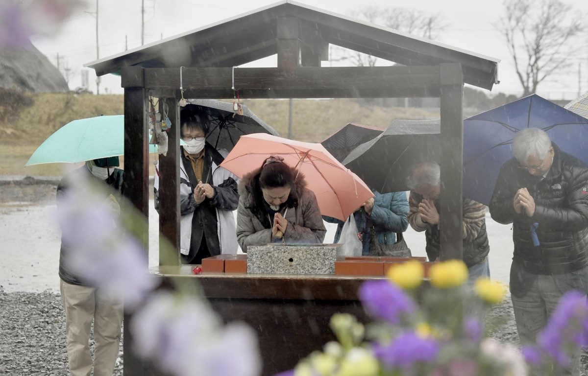 Japan marks 8th anniversary of tsunami, nuclear accident