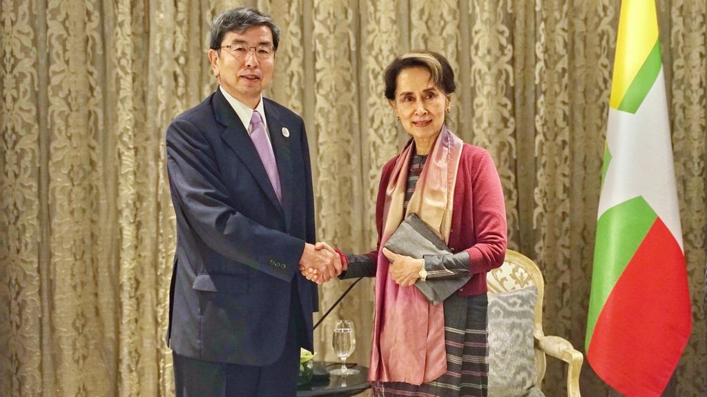 Myanmar State Counselor and ADB President discuss operations in Myanmar