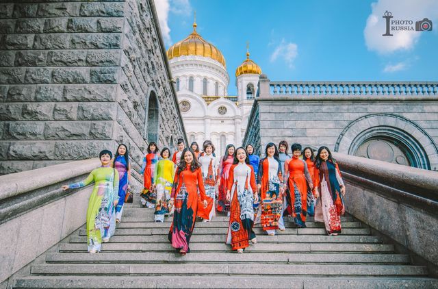 Ao Dai performance at Kremlin Palace