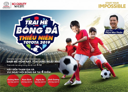 Toyota Vietnam launches football camp for kids