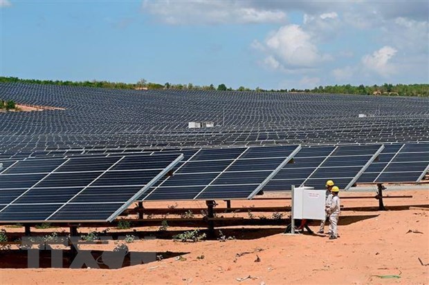 Solar power plant becomes operational in Ninh Thuan