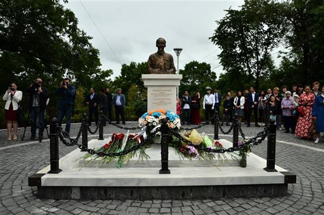 Bust of President Ho Chi Minh inaugurated in Russian city