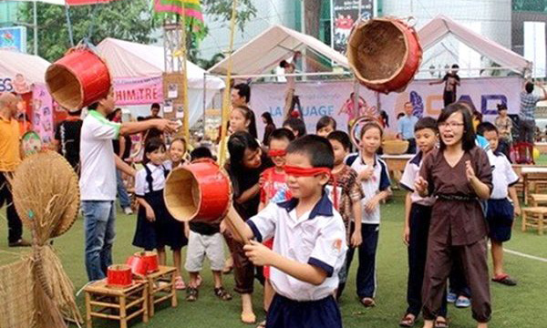 Childhood festival at the Vietnam National Village for Ethnic Culture and Tourism
