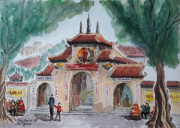 Exhibition of 60 sketches on Hanoi
