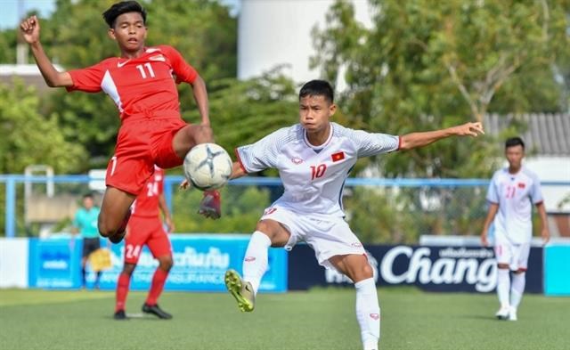 Vietnam beat Myanmar 3-0 in regional U15s