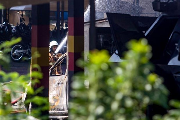 Blast at Indonesian police warehouse in Central Java province