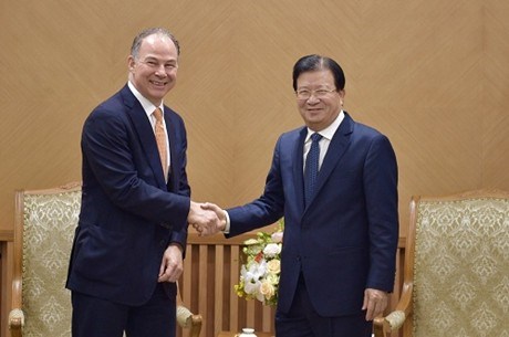 Deputy PM receives CEO of US energy company