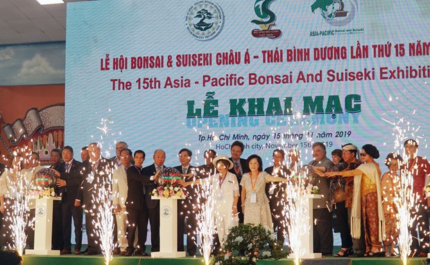 15th Asia-Pacific Bonsai  Suiseki Exhibition opens in Ho Chi Minh City