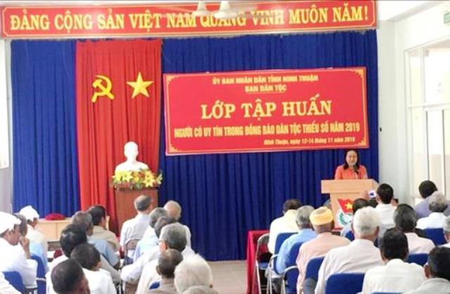 Promote prestigious people’s role in ethnic-inhabited areas in Ninh Thuan