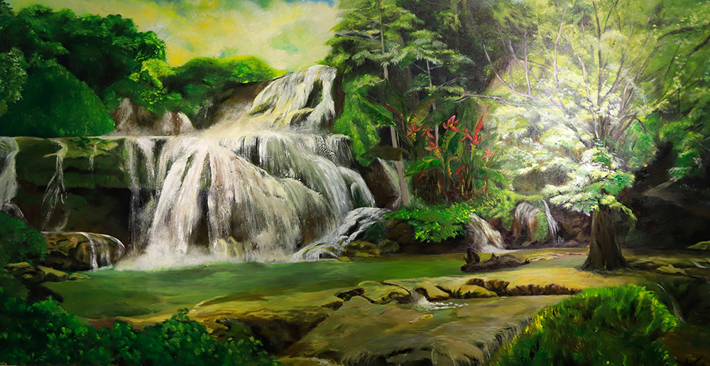 Beautiful oil paintings by Nguyen Ngoc Ha