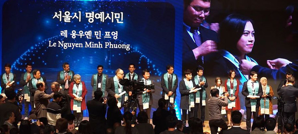 First Vietnamese person honored at Seoul Honorary Citizenship Ceremony 2019