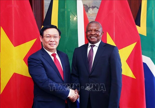 Deputy PM Vuong Dinh Hue pays working visit to South Africa