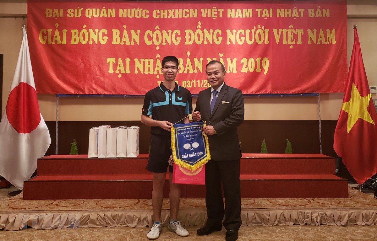 First table tennis tournament of Vietnamese community held in Japan