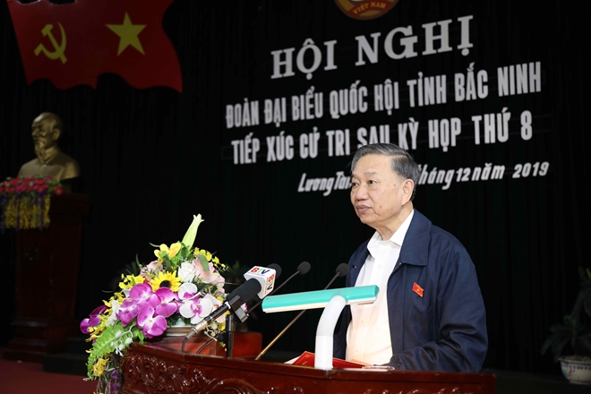 Minister of Public Security meets voters in Bac Ninh
