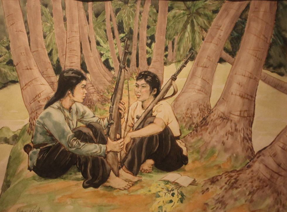 58 artworks on Vietnam’s army on display in Hanoi