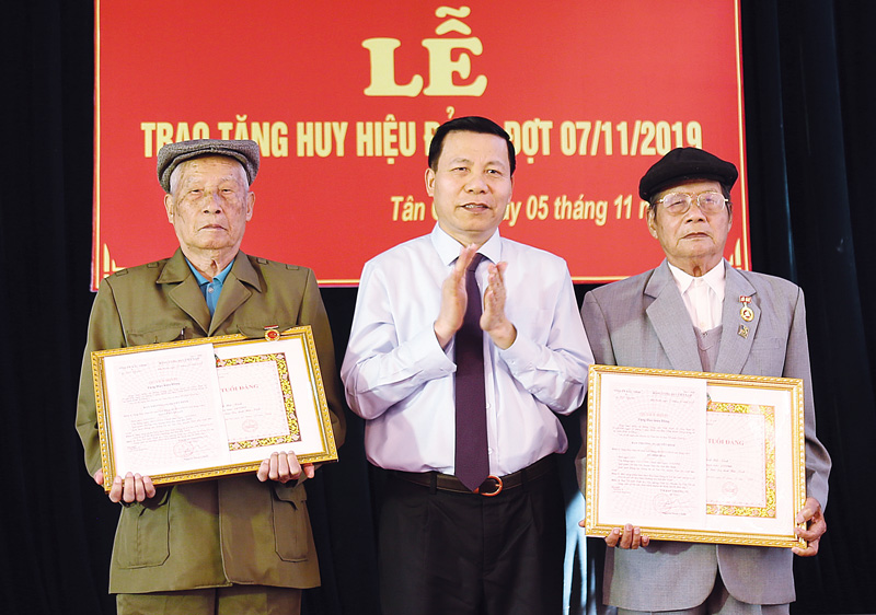Bac Ninh province presents Party Badges to over 700 Party members