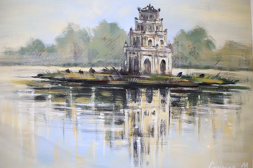 Vietnam’s landscape in young Russian painters’ talented hands