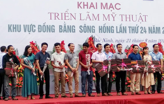 24th Red River Delta Region Fine Arts Exhibition opened in Bac Ninh