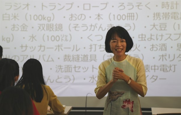 Japanese teacher with a love for Vietnam