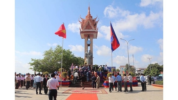 Vietnam-Cambodia Friendship Monument in Kampong Cham province inaugurated