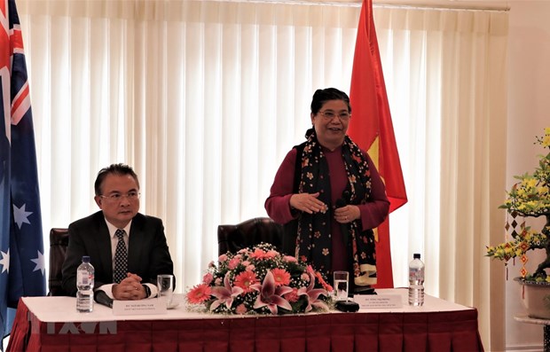 Legislative leader meets Vietnamese community in Australia