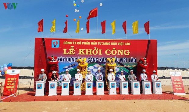 Work starts on petrol warehouse in central Quang Tri province