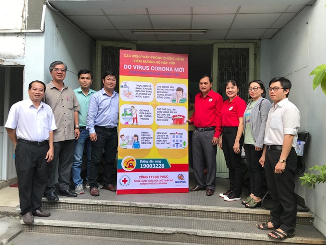 Ho Chi Minh City Red Cross Society spends over 390 million VND for Covid-19 prevention and control