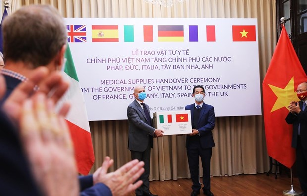 Italy thanks Vietnam for support in COVID-19 fight