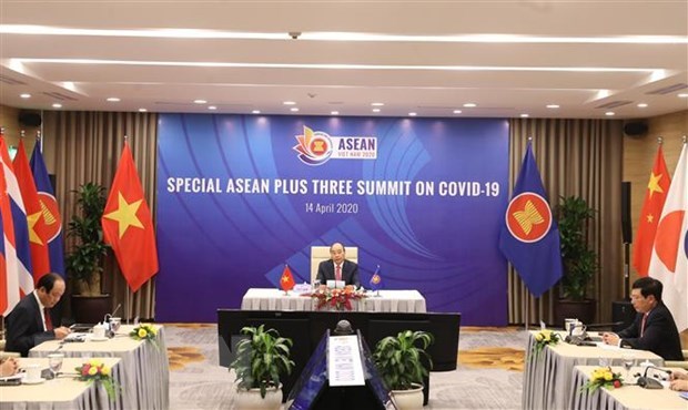Int l media highlight online Special ASEAN, ASEAN+3 Summits on COVID-19
