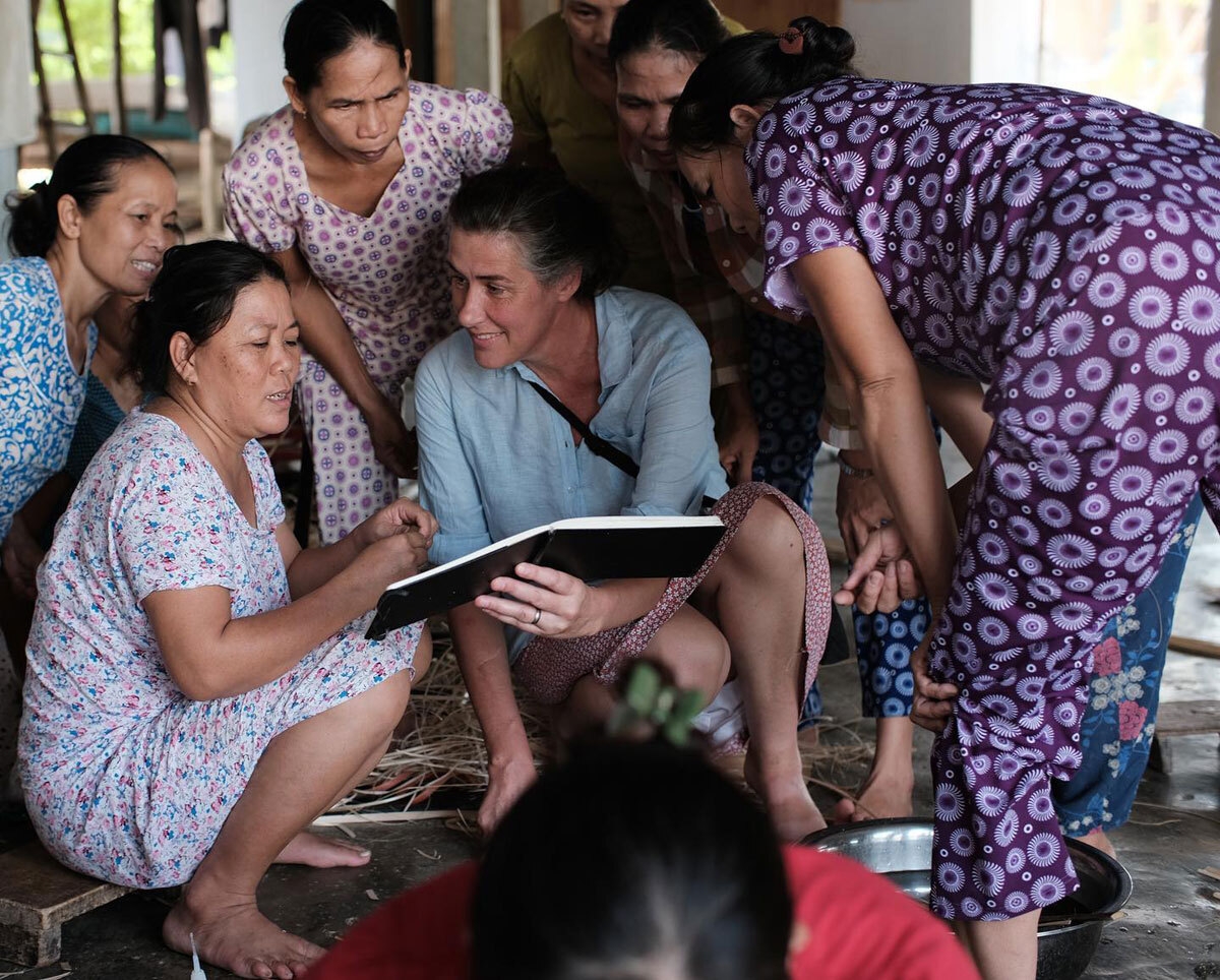 Australian painters with wonderful sketches of Vietnam’s Hoi An