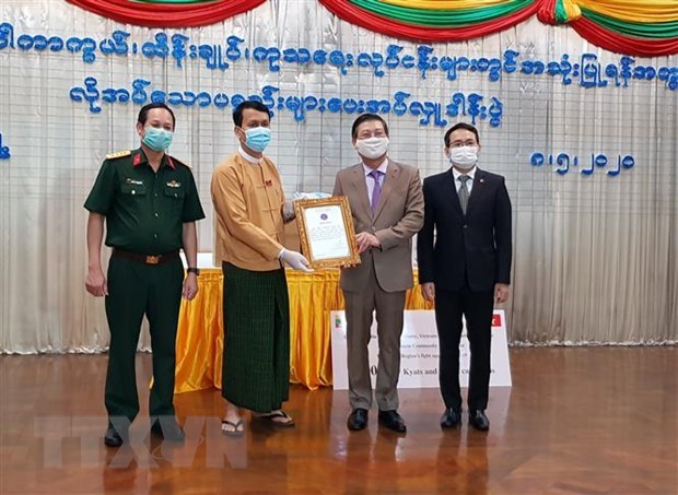 Vietnamese supports Myanmar region in COVID-19 battle
