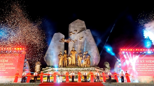 President Ho Chi Minh Monument inaugurated in Quang Binh province