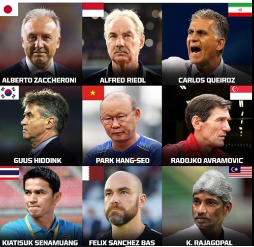Park Hang-seo nominated as Asian best coach by Fox Sport