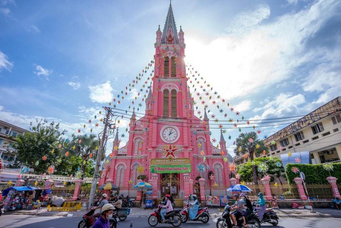 Vietnam s church among ten leading pink buildings to visit worldwide
