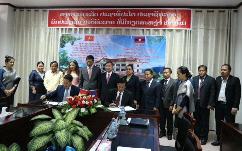 Vietnam supports Laos’ building malaria prevention health center