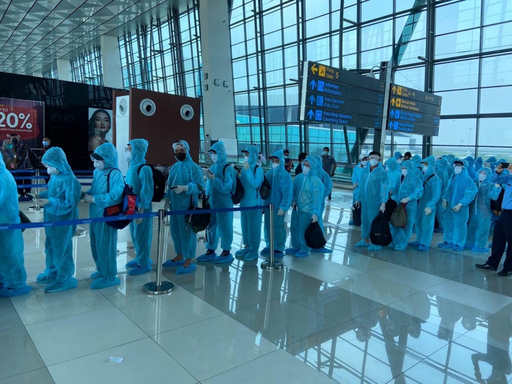 Over 210 additional Vietnamese citizens repatriated safely from Indonesia