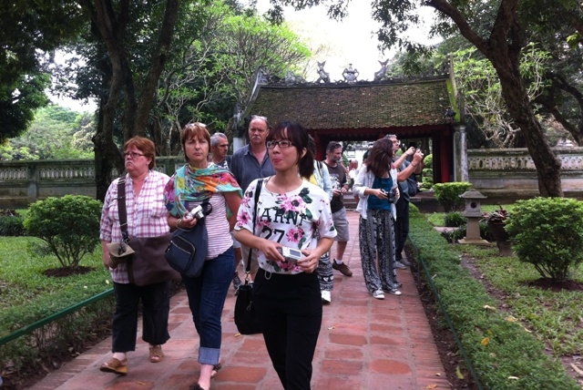 Nearly 1 2 million tourists visit Hanoi in July