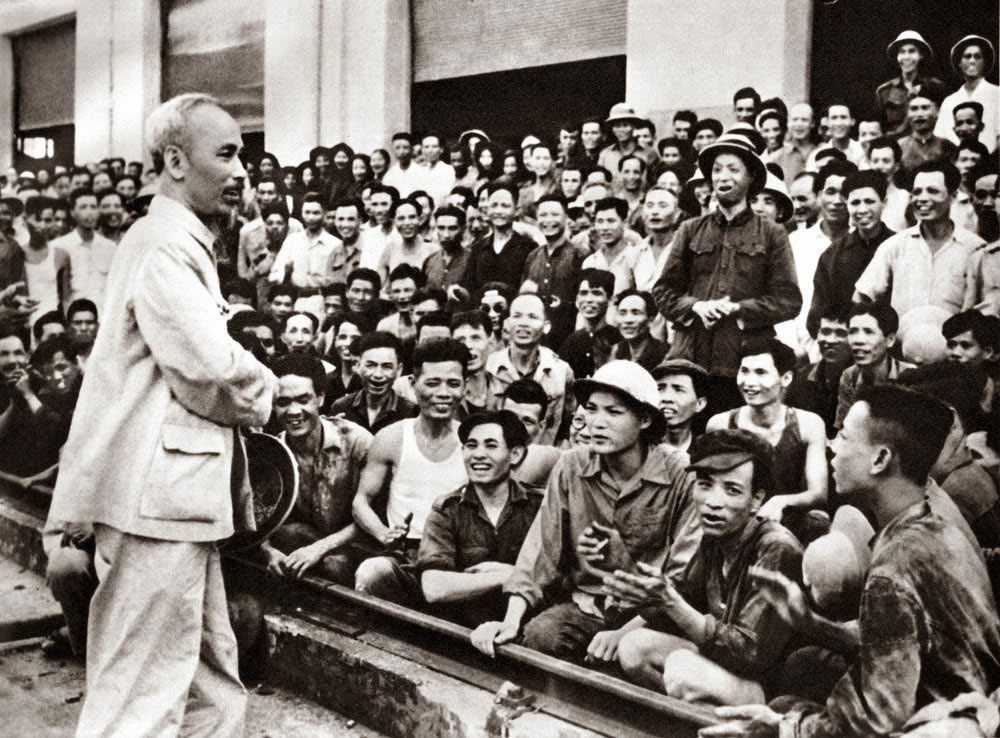 President Ho Chi Minh with Hanoi