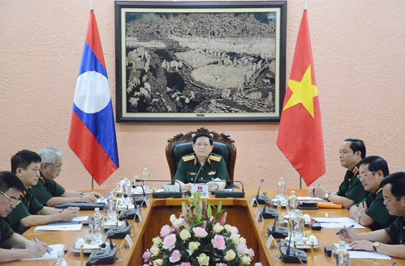 Vietnam, Laos promote defence cooperation