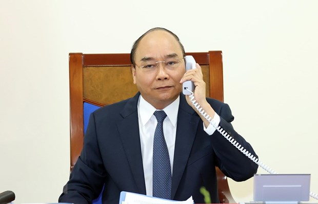 Vietnamese PM, German Chancellor hold phone talks