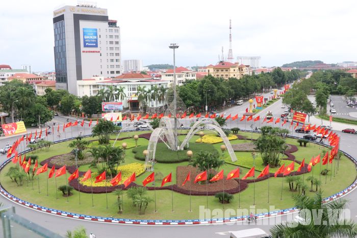 Bac Ninh decorates to welcome 20th Provincial Party Congress