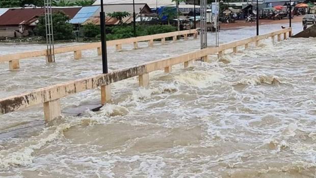 Cambodia localities suffer from flooding