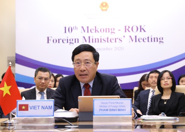 10th Mekong-RoK Foreign Ministers’ Meeting held online