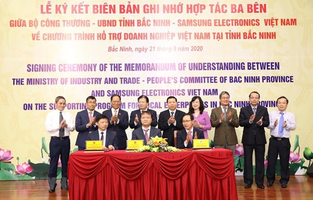 MoU signed to boost supporting industry in Bac Ninh